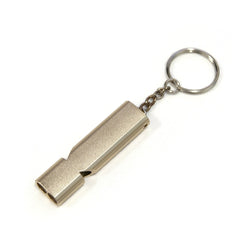 Outdoor safety emergency whistle Outdoor Camping Double Tube High Frequency Survival Whistle Self-defense Tools Self-help