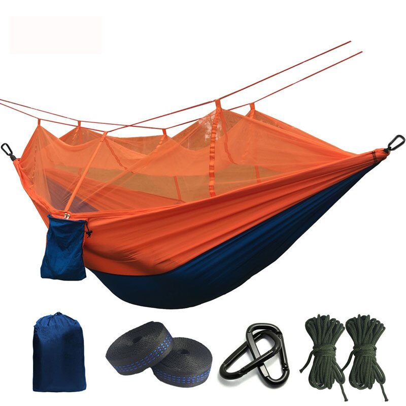 Ultralight Mosquito net Parachute Hammock with Anti-mosquito bites for Outdoor Camping Tent Using sleeping