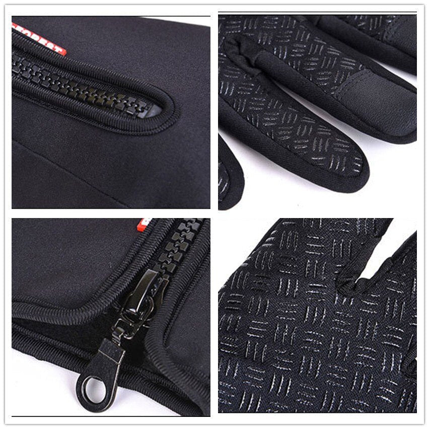 Winter Thermal Touchscreen Gloves Cycling Bicycle Bike Ski Outdoor Camping Hiking Motorcycle Anti Slip Gloves