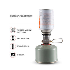 Gas Stove Adapter Gas Save with Butane Adapter Camping Stove Refill Adapter Butane Converter for Camping Backpacking Hiking