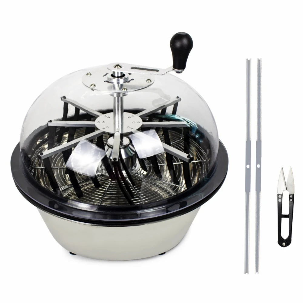 Greenzech Industrial Manual Bowl Leaf Trimmer 16"/19" – Stainless Steel Hydroponic Bud Trimming Machine