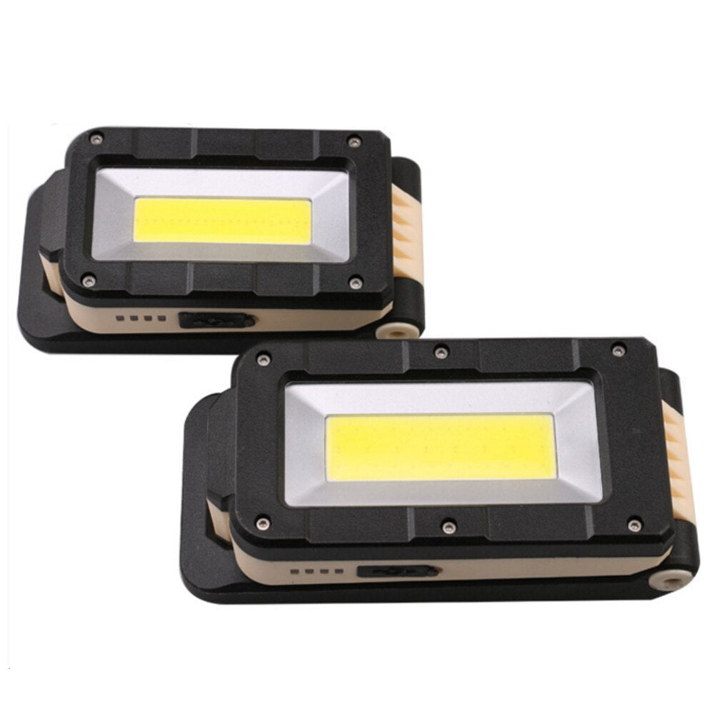 LED Work Light USB Rechargeable Portable Flashlight Camping Light Outdoor Waterproof Spotlight Work Lamp with Magnet