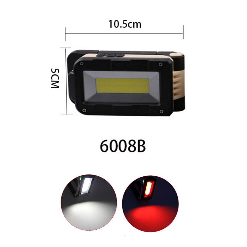 LED Work Light USB Rechargeable Portable Flashlight Camping Light Outdoor Waterproof Spotlight Work Lamp with Magnet