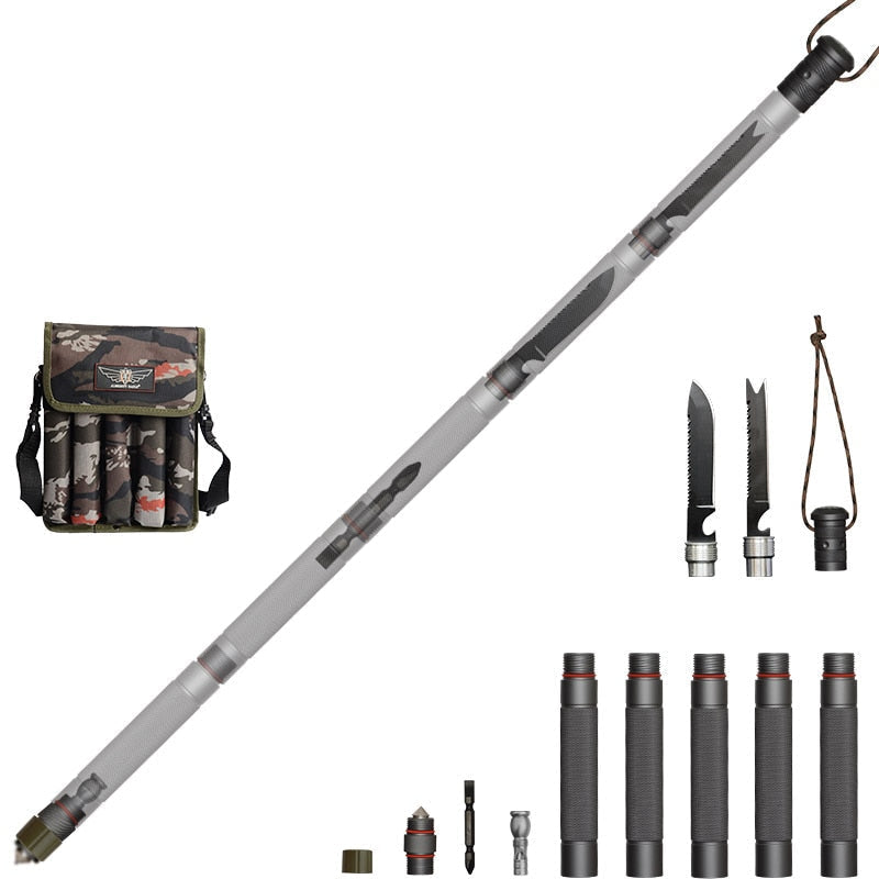 Walking stick Outdoor Defense Tactical Stick Alpenstock Hiking Camping Equipment Multifunctional Sticks