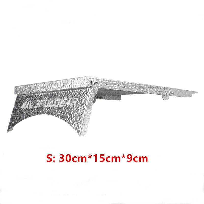 Outdoor Table For One Person Portable Aluminum Foldable Desk Durable For Camping Hiking Picnic Travel