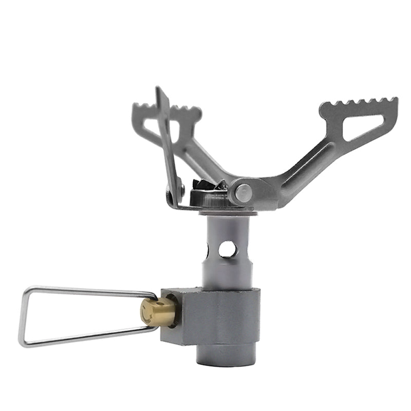 Outdoor Portable Solo Titanium Camping Gas Stove 25g Lightweight Mini Gas Cooker Burner Camping Hiking Gas Burner