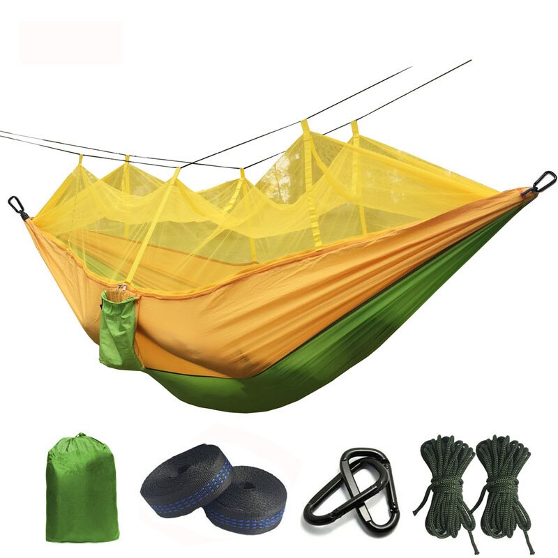 Ultralight Mosquito net Parachute Hammock with Anti-mosquito bites for Outdoor Camping Tent Using sleeping