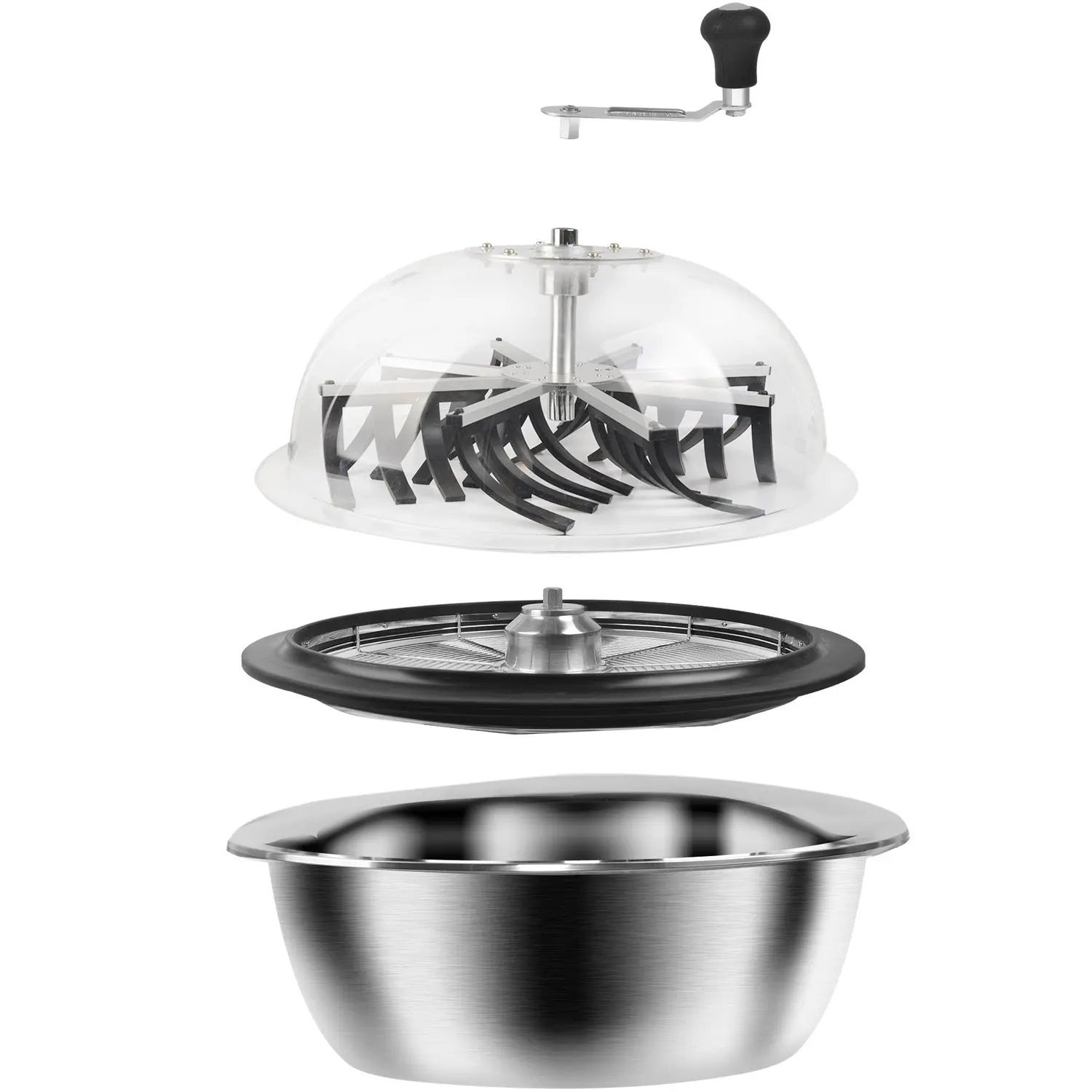 Greenzech Industrial Manual Bowl Leaf Trimmer 16"/19" – Stainless Steel Hydroponic Bud Trimming Machine