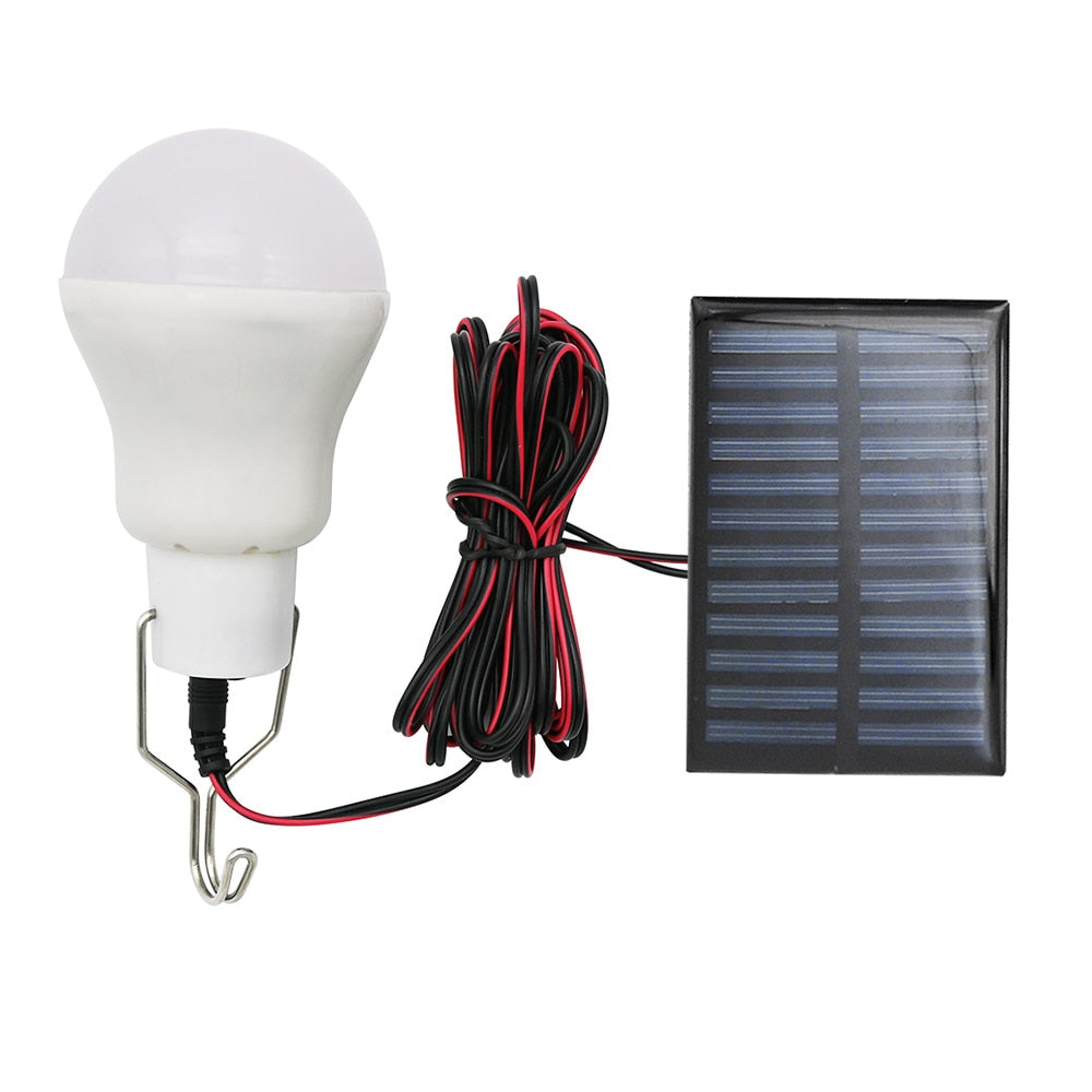 Portable LED Solar Lamp Charged Solar Energy Light Panel Powered Emergency Bulb For Outdoor Garden Camping Tent Fishing