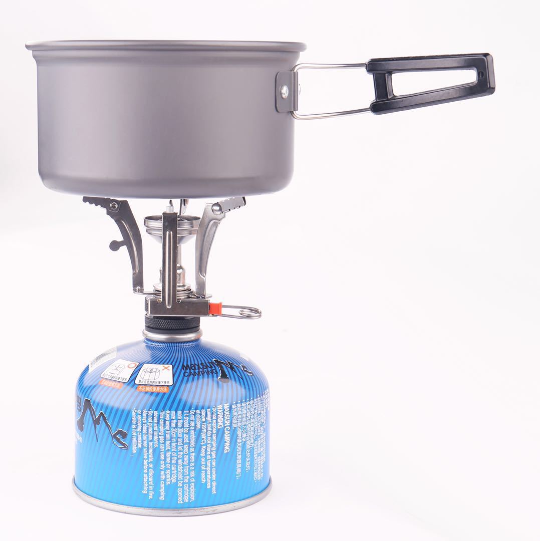 outdoor camping stove head Mini stove head integrated electronic lighter with electronic ignition furnace