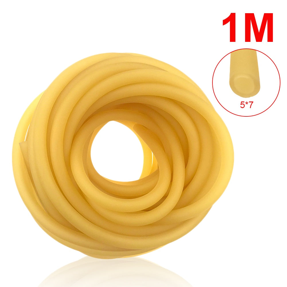 Natural Latex Rubber Tube Elastic Slingshots Catapults Tube Band For Camping Shooting Slingshot Catapult Accessories