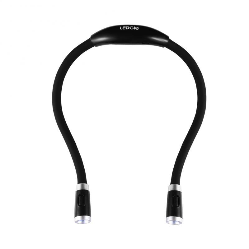 Flexible Handsfree LED Neck Light Super-bright Reading Lamp Novelty Book Light Night Knitting Flashlight Camping Light