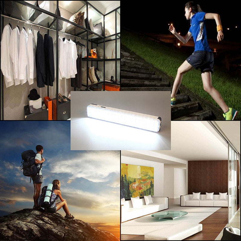 Led Emergency Light Flashlight Mini 30 Led 2 Mode Rechargeable Emergency Light Lamp For Home Camp Outdoor