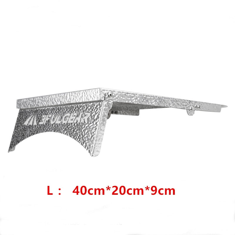 Outdoor Table For One Person Portable Aluminum Foldable Desk Durable For Camping Hiking Picnic Travel