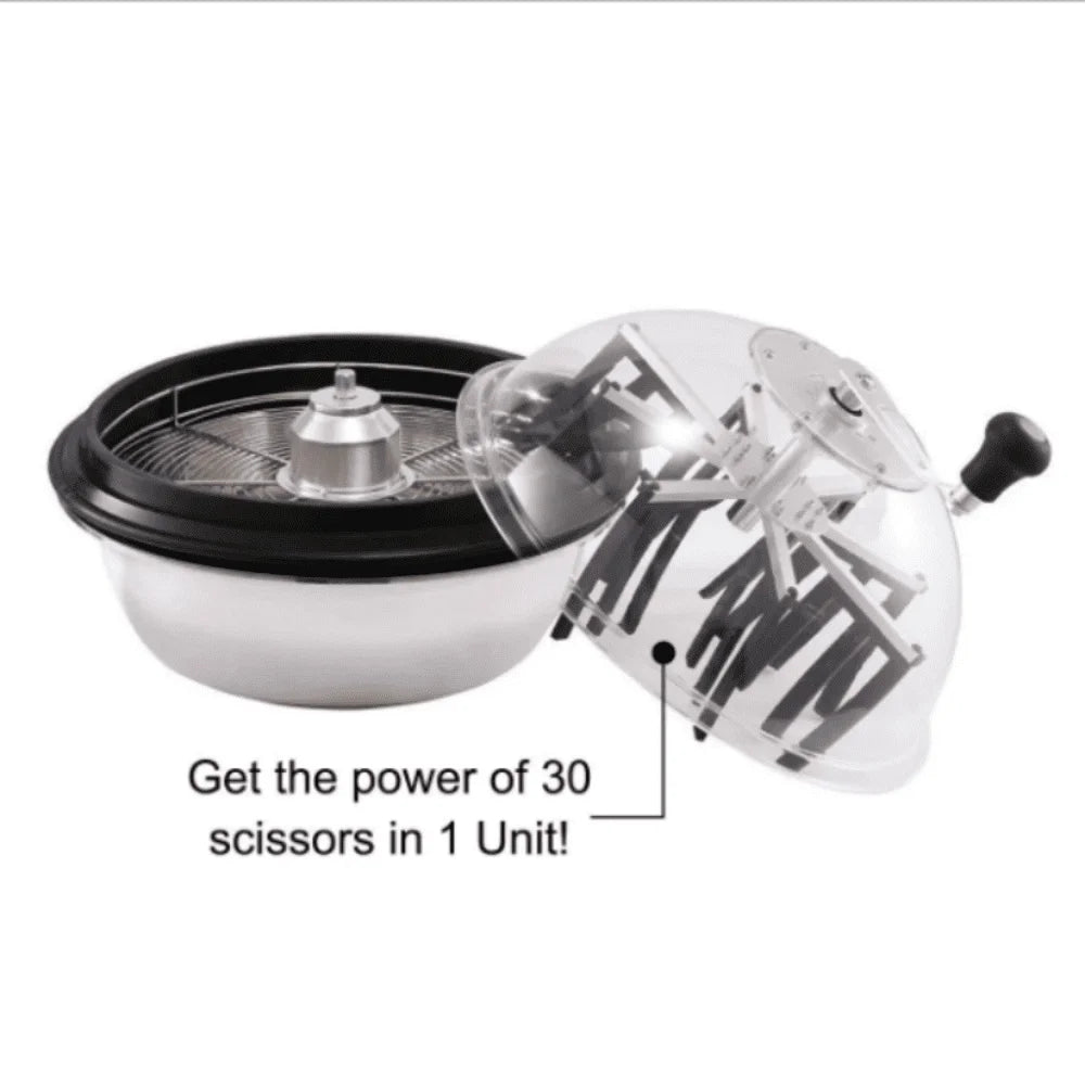 Greenzech Industrial Manual Bowl Leaf Trimmer 16"/19" – Stainless Steel Hydroponic Bud Trimming Machine