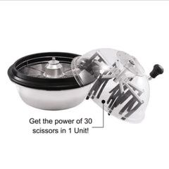 Greenzech Industrial Manual Bowl Leaf Trimmer 16"/19" – Stainless Steel Hydroponic Bud Trimming Machine