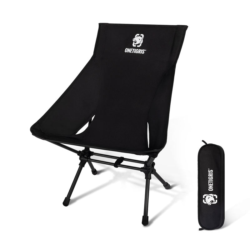 Portable Camping Chairs Outdoor High Back Chair For Fishing Trekking BBQ Parties Gardening Indoor Use