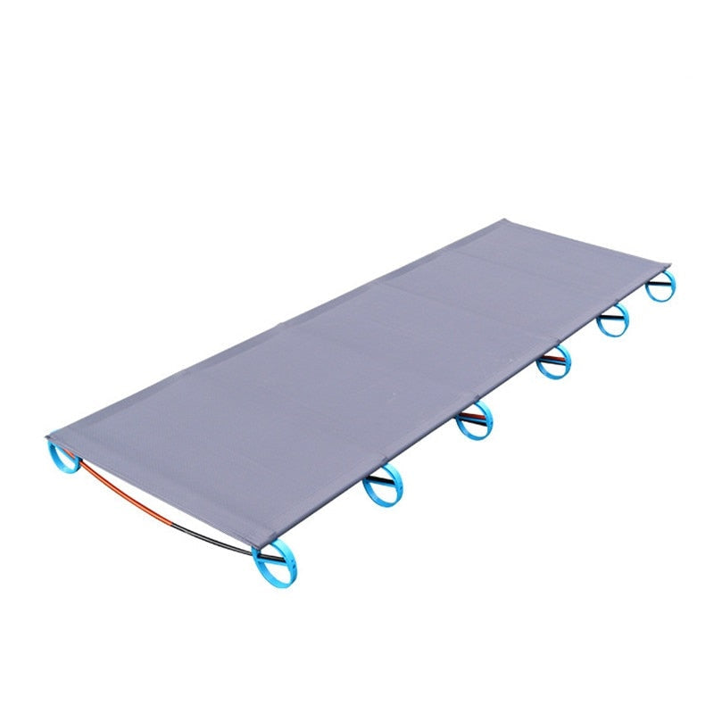 Camping Folding Bed Ultralight Single Bed Tent Cot Portable Sleeping Bed Alloy Frame