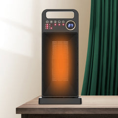 Electric Space Heater with Remote, Safe Overheat & Tip-over Protection, PTC Ceramic, Adjustable Heat
