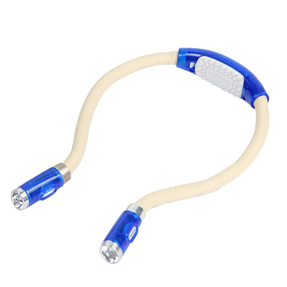 Convenient Flexible Handsfree Led Neck Hug light Book Reading Lamp Novelty Led Night Flash light Camping light