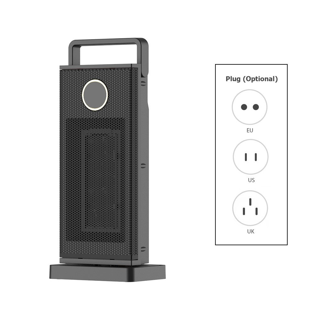 Portable 2000W PTC Ceramic Space Heater with Timer, Oscillation & Safety Features for Indoor Use