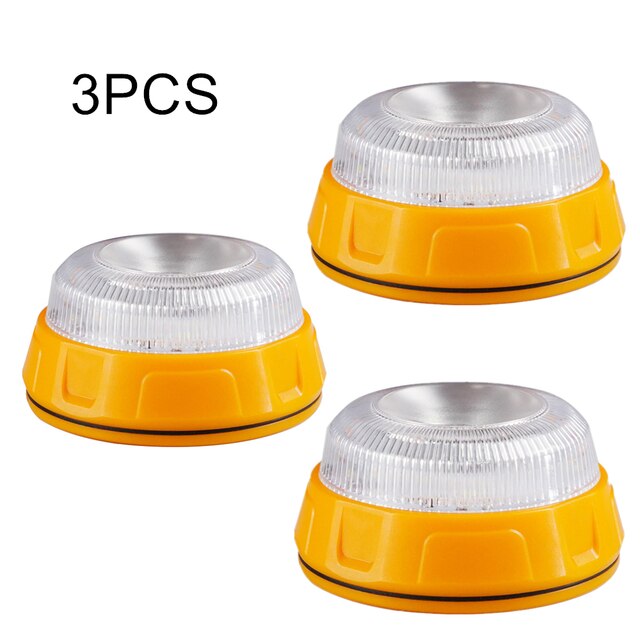 LED Emergency Strobe Beacon Help Flash Light Magnetic Roadside Traffic Safety Warning Light Sign Car Repairing Outdoor Camping