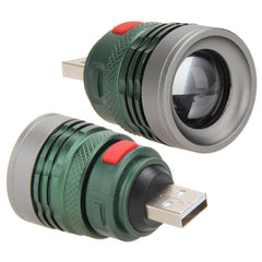 Ultra Bright Portable USB Flashlight Mini Zoomable 3 Modes Pocket Camping Bulbs Torch Lantern Power by USB Power Bank
