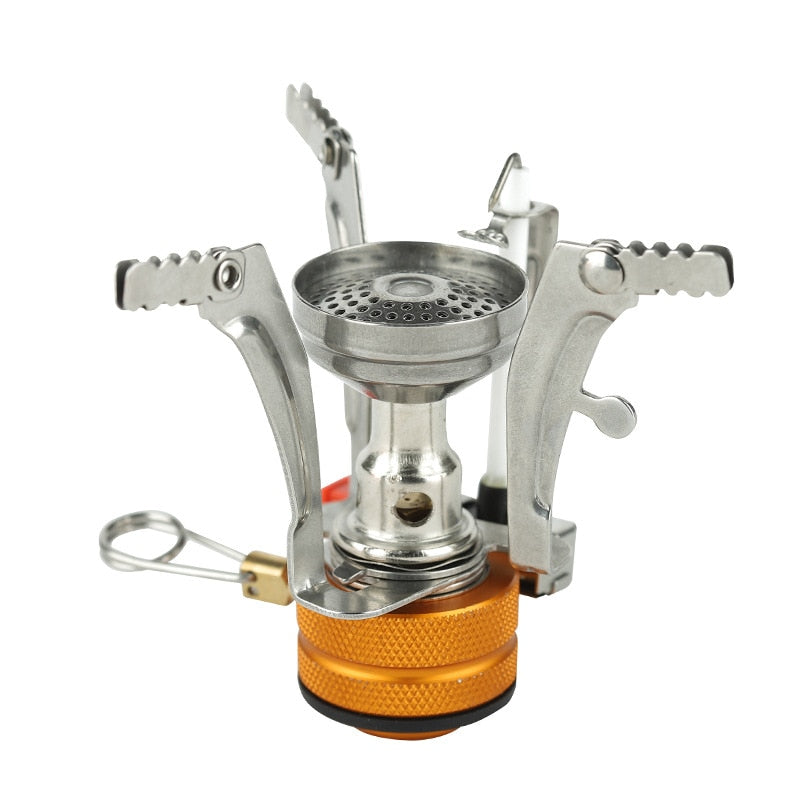 outdoor camping stove head Mini stove head integrated electronic lighter with electronic ignition furnace