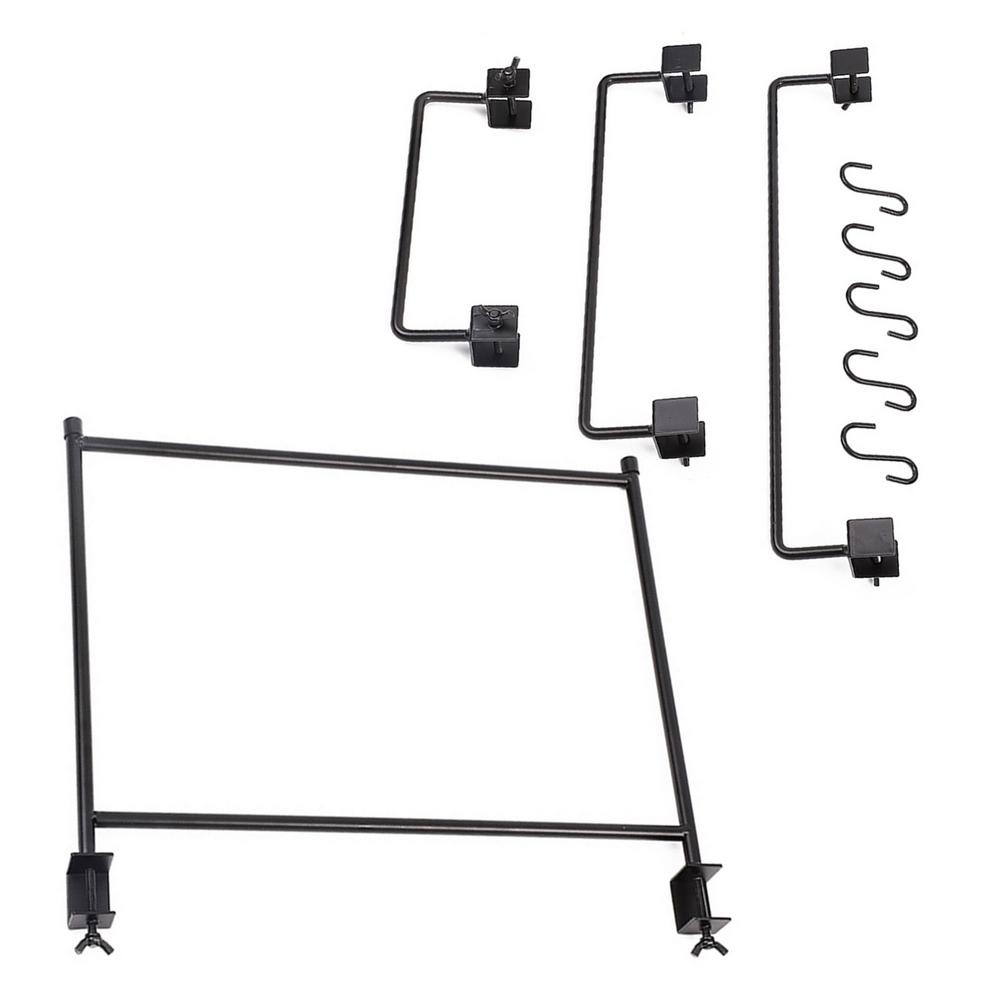 Camping Storage Rack Hanging Storage Rack Kitchen Utensil Organizer ForOutdoor Camping Table Cookware Hook Indian Hanger