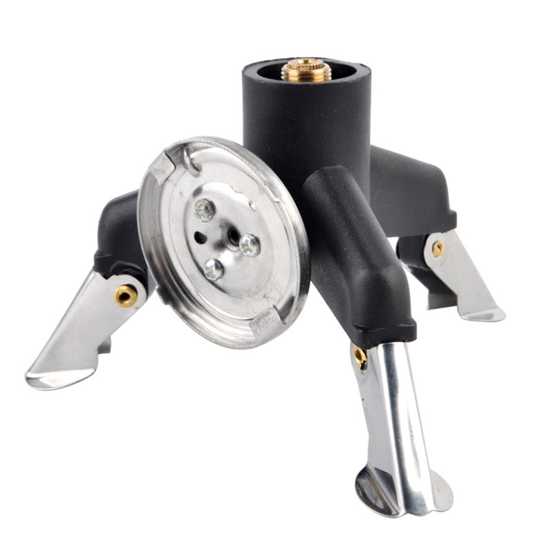 Camping Gas Stove Connector Gas Stove Adapter Three-Leg Gas Tank Adapter Tripod