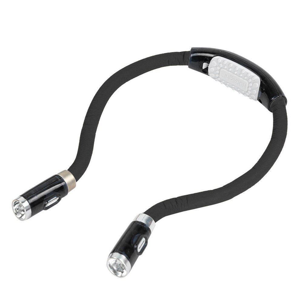 Convenient Flexible Handsfree Led Neck Hug light Book Reading Lamp Novelty Led Night Flash light Camping light