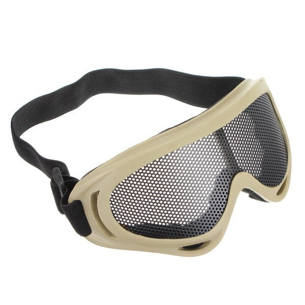 Outdoor Hiking Eyewear Airsoft Tactical Eye Protection Mask Metal Mesh Glasses Camping Hunting Safety Goggle