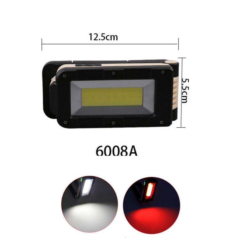 LED Work Light USB Rechargeable Portable Flashlight Camping Light Outdoor Waterproof Spotlight Work Lamp with Magnet