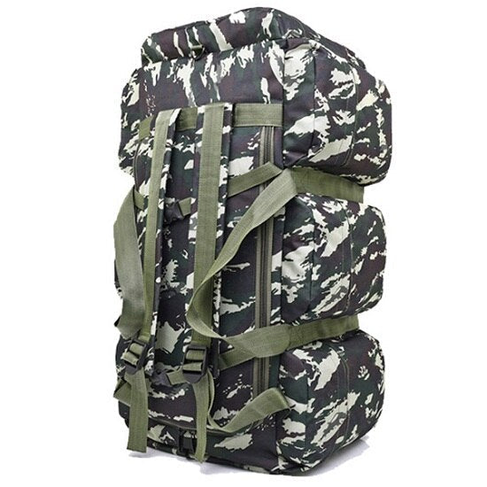 90L Large Capacity Men&#39;s Military Tactical Backpack Waterproof Oxford Hiking Camping Backpacks Wear-resisting Travel Bag