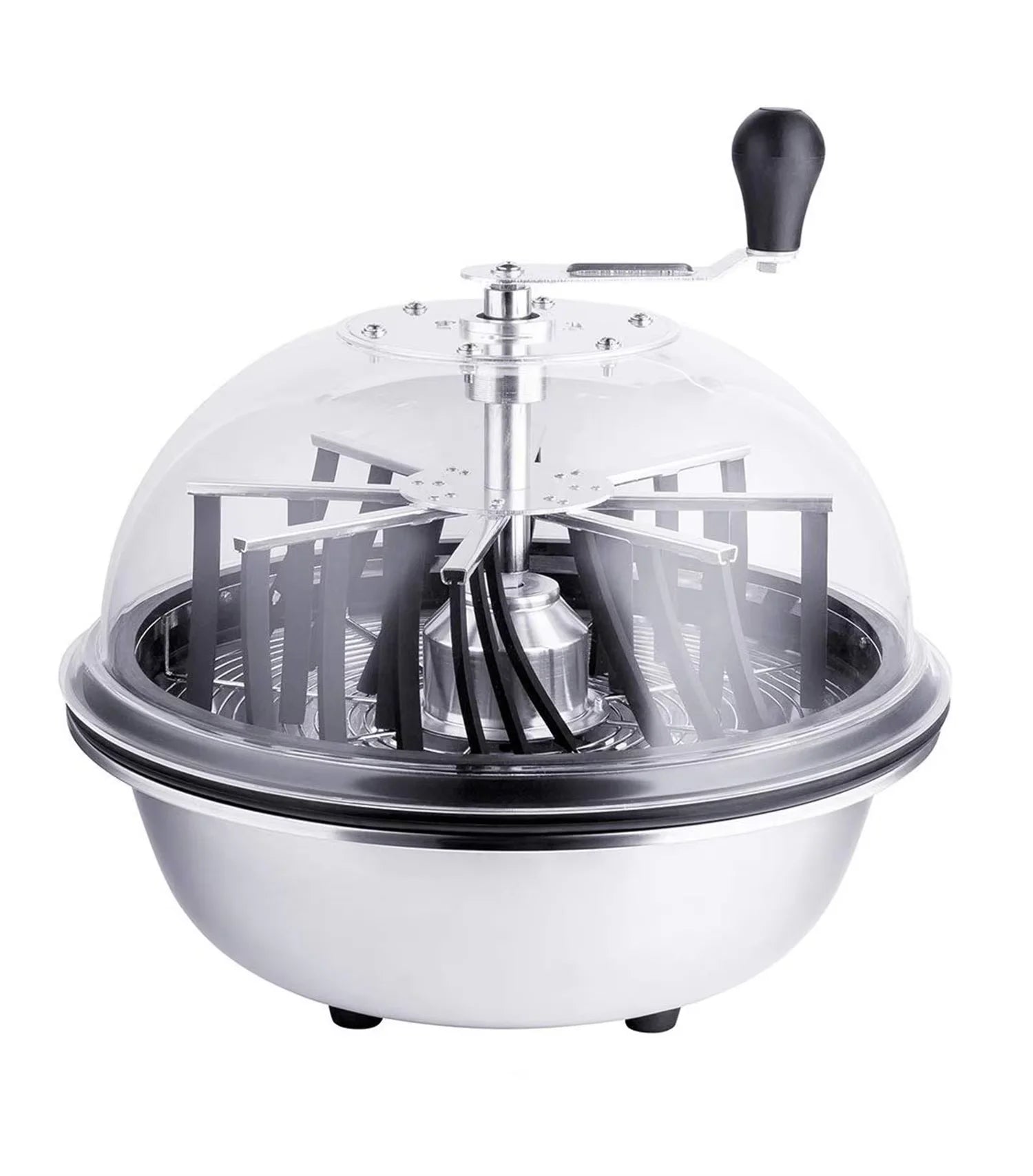 Greenzech Manual Bowl Leaf Trimmer 16" – Industrial Grade Stainless Steel Spin Cut Hydroponic Bud Trimmer