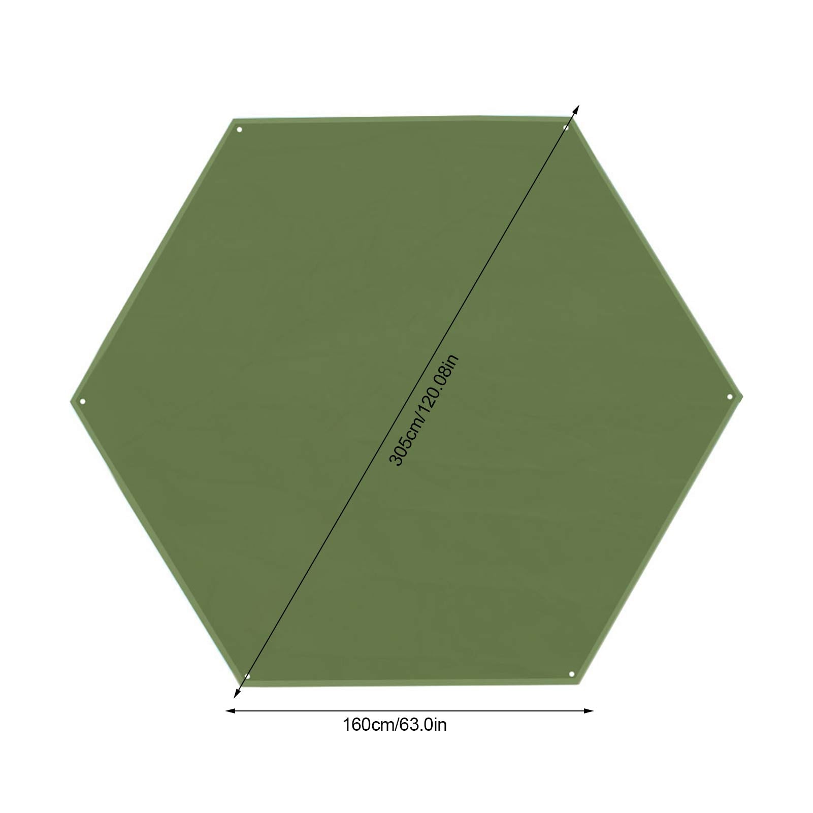 Outdoor Waterproof Camping Tarp Multifunctional Picnic Beach Mat Tent Footprint Tent Footprint Hexagonal Moisture-proof Pad