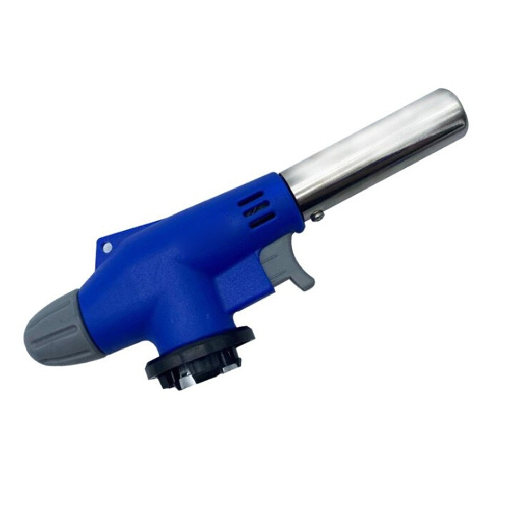 Automatic Ignition Baking Welding Tool Gas Torch Flamethrower Butane Burner For BBQ Camping Outdoor Hiking Fire Flame Gun