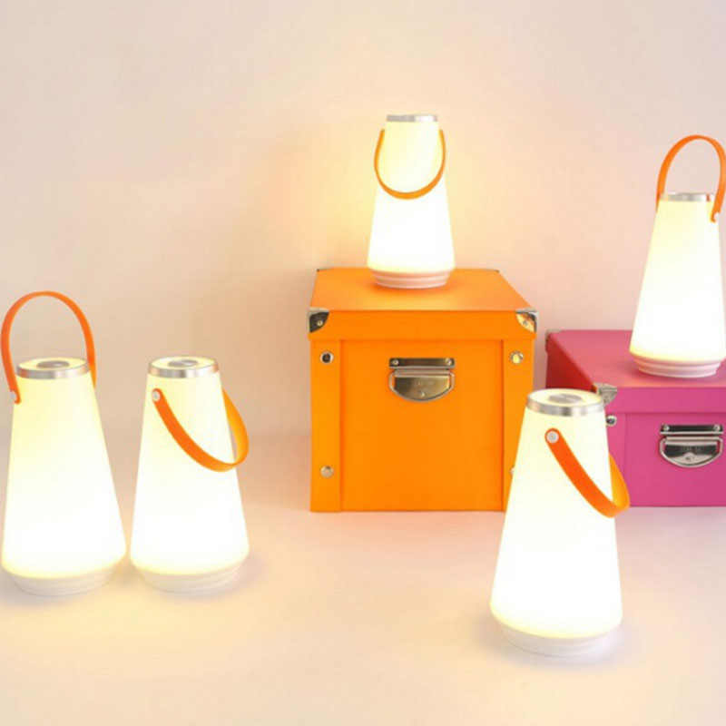 Portable LED Lantern Hanging Tent Lamp USB Touch Switch Rechargeable Night Light for Bedroom Living Room Camping light