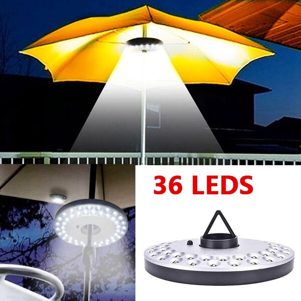 Dedicated To Camping Lights Durable Portable Pole Light 48/36/24 Led Bulb Outdoor Garden Lantern Poles Umbrella Night Lights