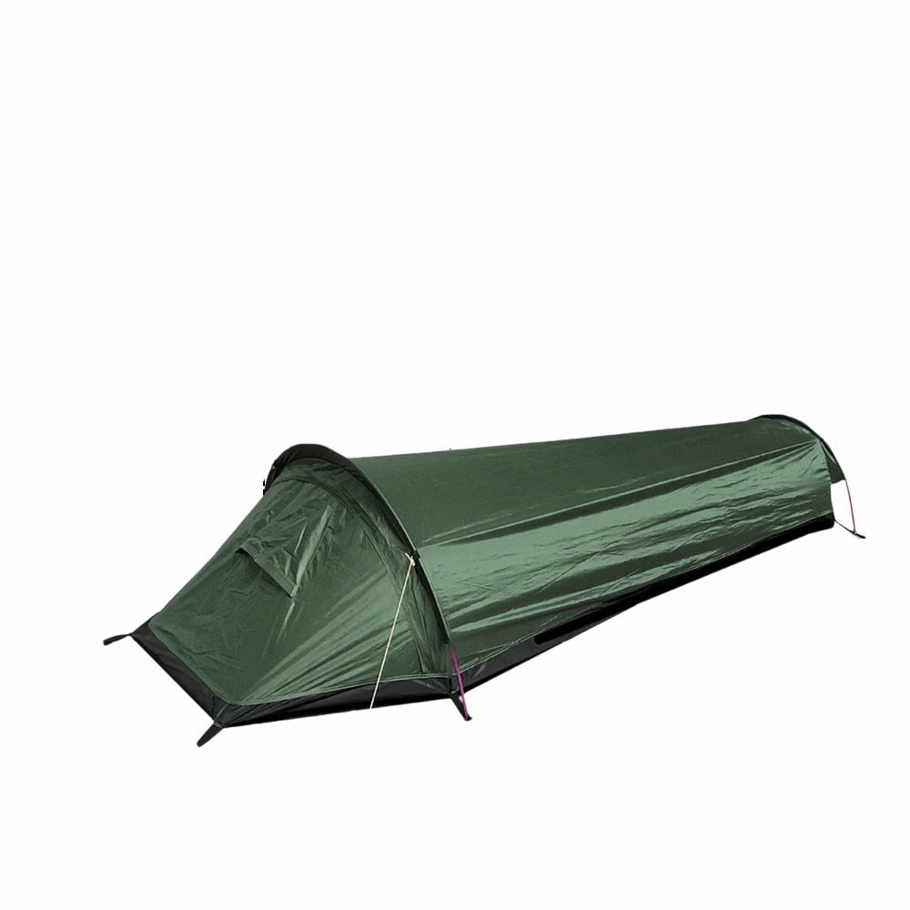 Camping Ultralight Tent 1 Person Car Travel Outdoor Tents Backpacking Waterproof Sleeping Bag For Tourism Cycling Equipment