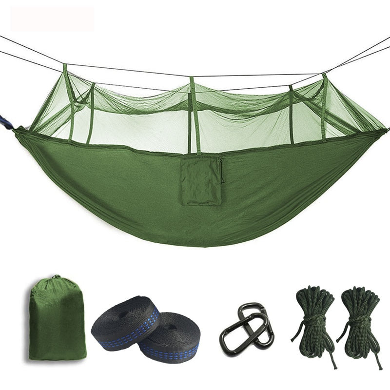 Ultralight Mosquito net Parachute Hammock with Anti-mosquito bites for Outdoor Camping Tent Using sleeping