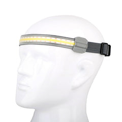 COB Led Headlamp Built-in Battery Rechargeable Headlight Head Waterproof Lamp White & Red Lighting for Camping Working