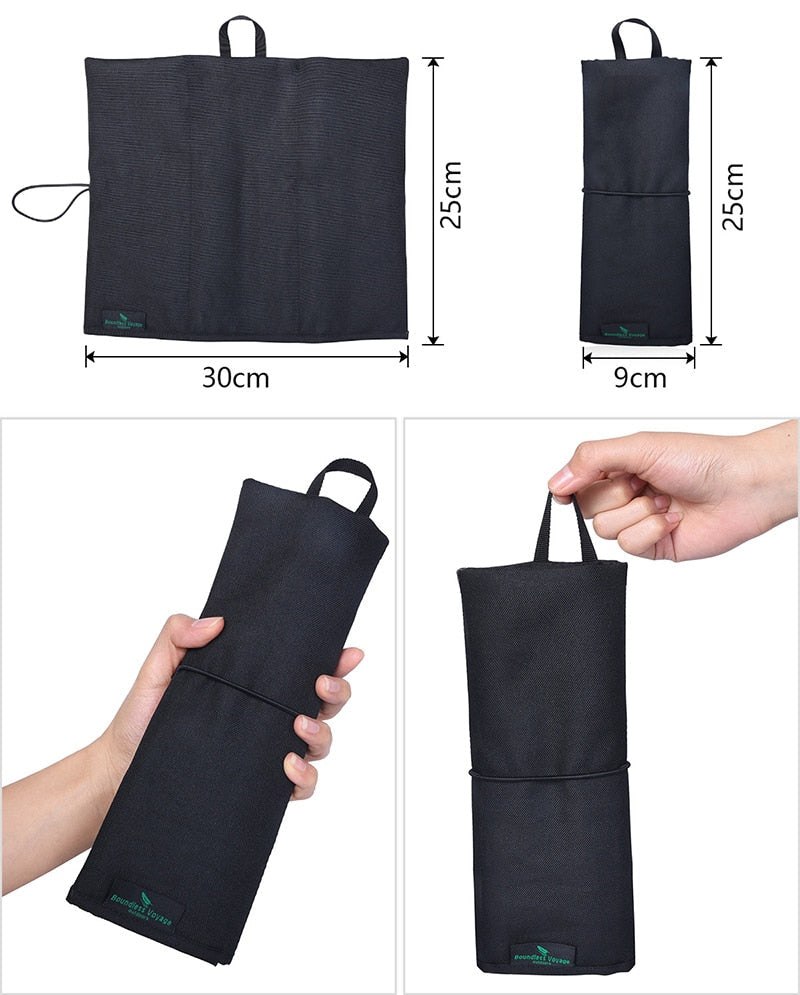 Tent Stakes Bag Cutlery Storage Bag Outdoor Camping Tent Pegs Nails Drawstring Storage Travel Stuff Sack