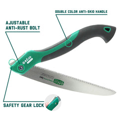 Camping Saw Foldable Portable Secateurs Gardening Pruner 10 Inch Tree Trimmers Garden Tool for Woodworking Folding Hand Saw