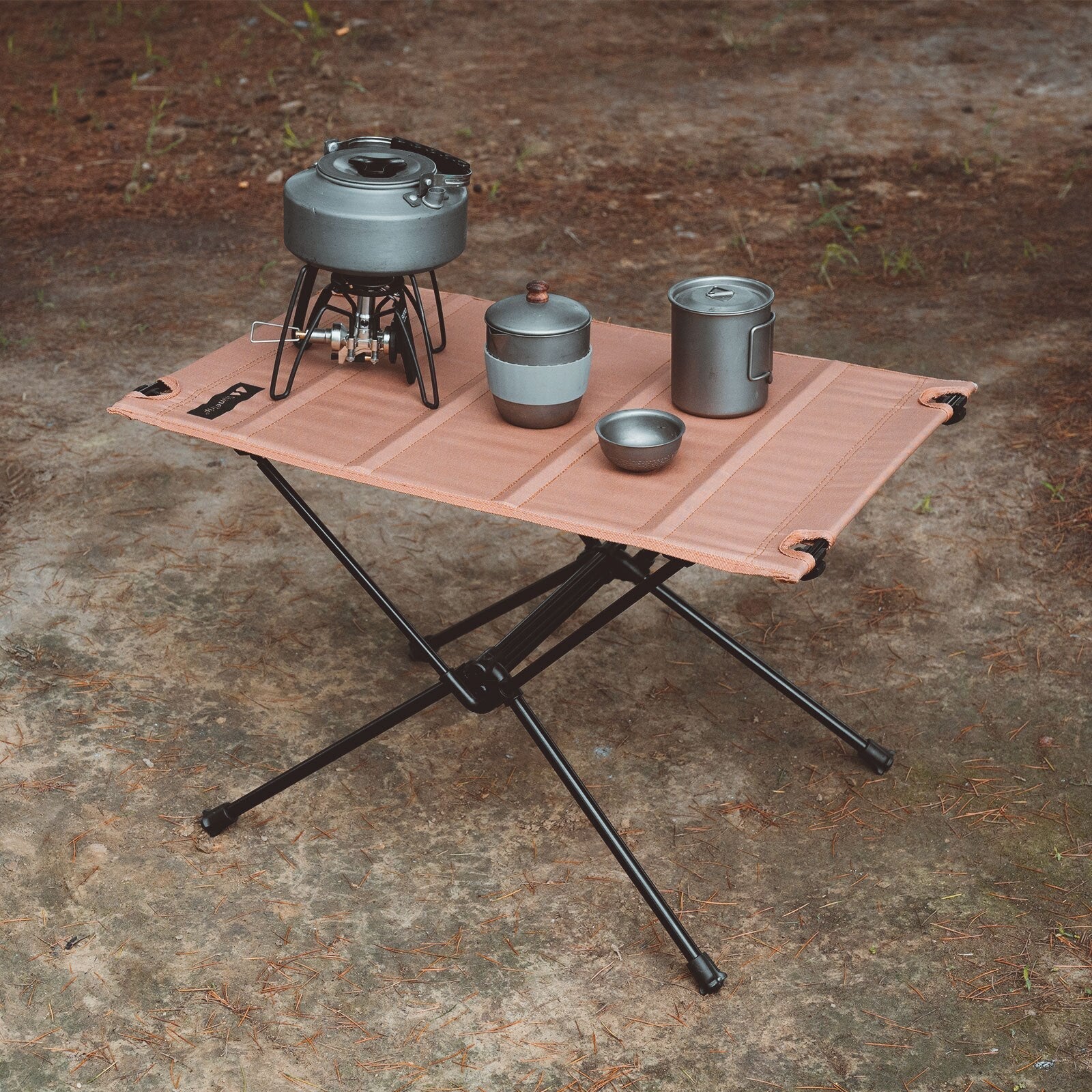 Outdoor folding table camping portable picnic table ultra light aluminum alloy self-driving barbecue table