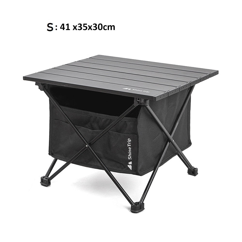 Portable Outdoor Camping Folding Table Detachable Fishing Picnic Ultra-light Mini Desk with Storage Bag For Camp Hiking
