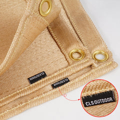 Camping Fireproof Cloth Flame Retardant Insulation Mat Blanket Glass Coated Heat Insulation Pad Outdoors Picnic Barbecue