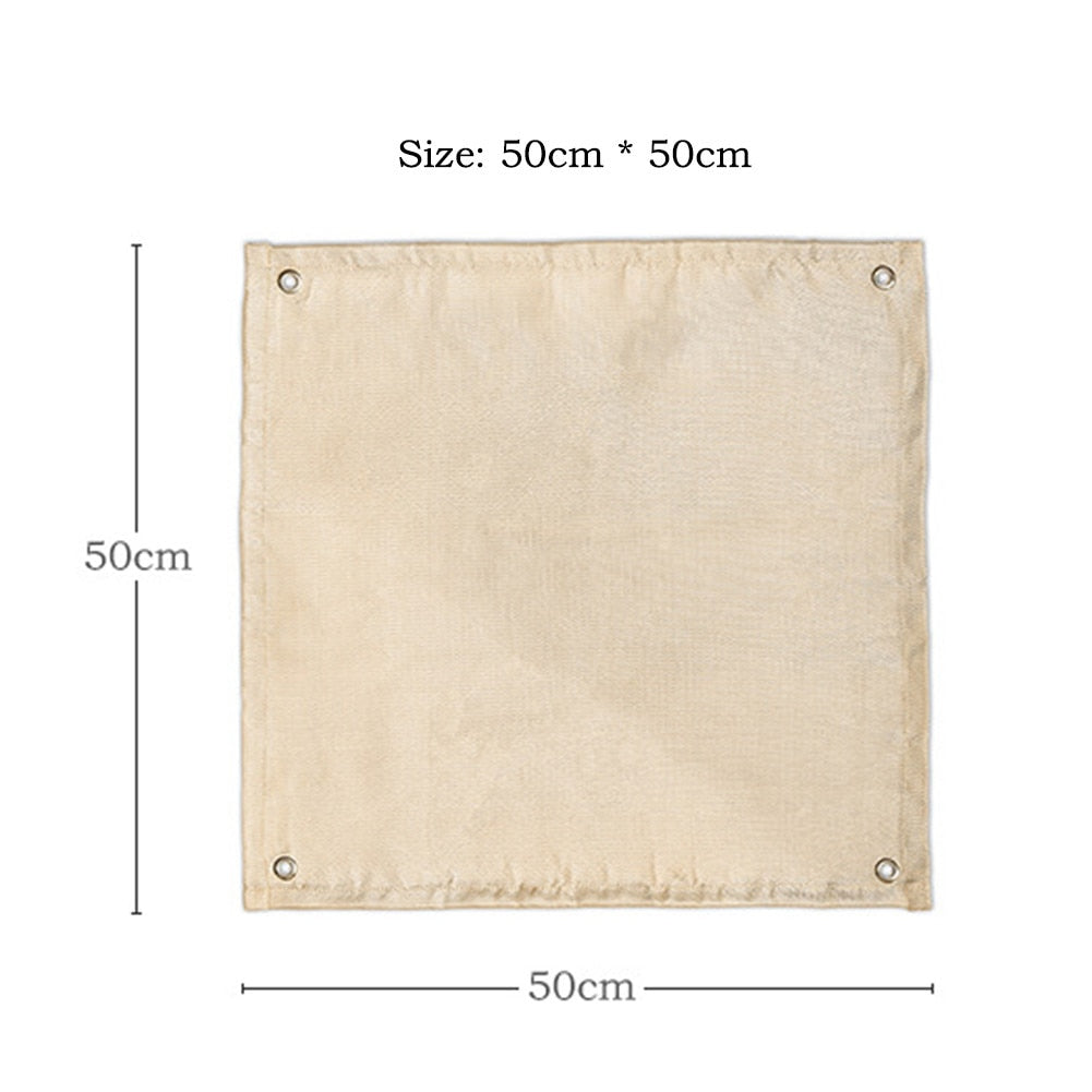 Camping Fireproof Cloth Flame Retardant Insulation Mat Blanket Glass Coated Heat Insulation Pad Outdoors Picnic Barbecue