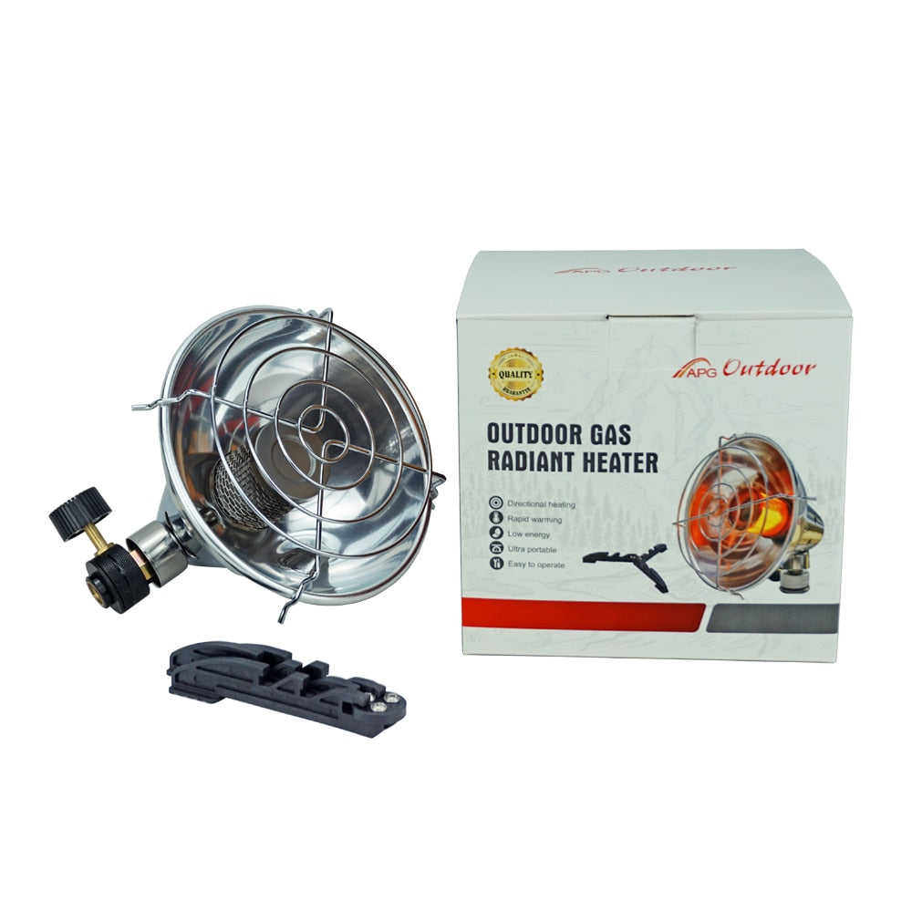 Portable Gas Heater Outdoor Warmer Propane Butane Tent Heater Camping Stove Cooker