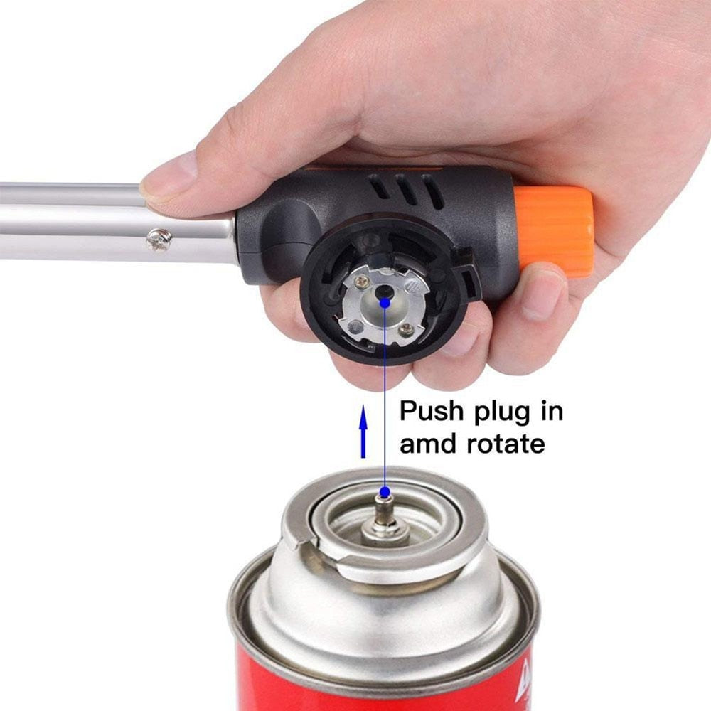 Portable Flame Gas Burner Gun Maker Torch Lighter for Cooking BBQ Outdoor Camping Picnic Welding Equipment